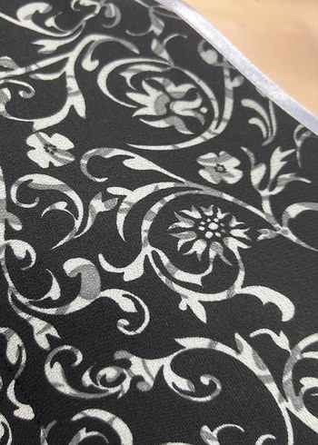 Gri Desenli Uzun Kollu Kadın Elbise - Görsel 6