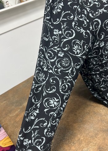 Gri Desenli Uzun Kollu Kadın Elbise - Görsel 5