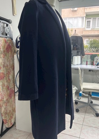 Lacivert Kadın Kaban - Görsel 6