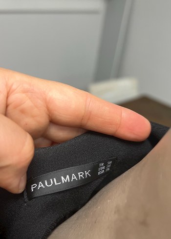 Kadın Siyah Midi Ofis Elbisesi V Yaka - Görsel 6