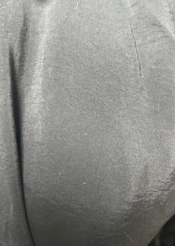 Düğmeli Siyah Kadın Uzun Kollu Gömlek - Görsel 7