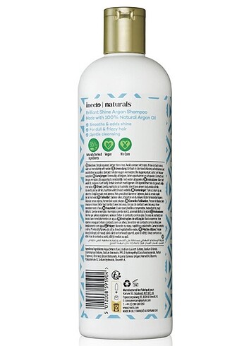  Beden Inecto Argan yağlı şampuan 
