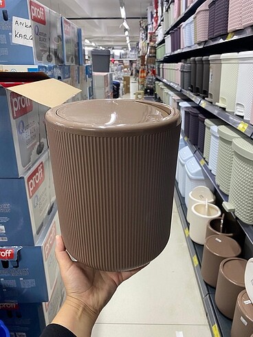 Diğer Marlon 6.5 litre çizgili çöp kovası