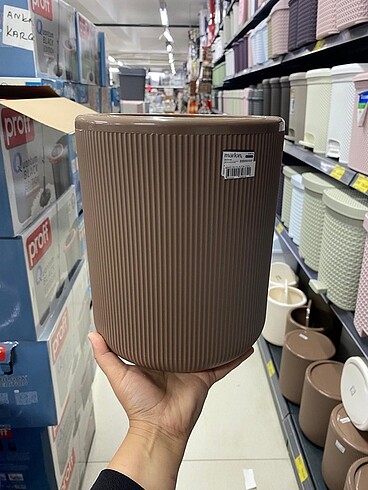  Beden Marlon 6.5 litre çizgili çöp kovası