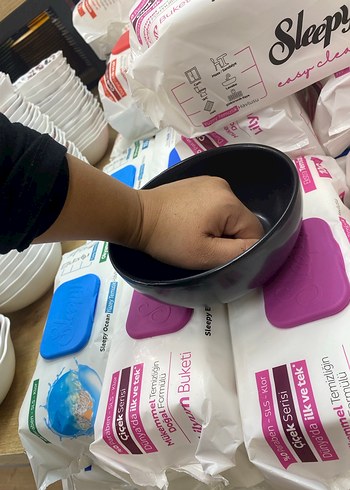 Diğer Çok Renkli Seramik Tabak Seti adet