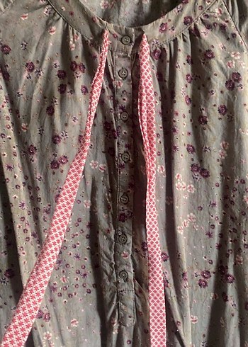 Bohem Kısa Kollu Salaş Hamile elbise - Görsel 4