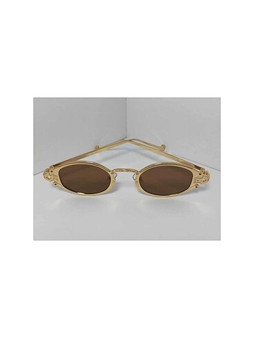 Diğer VİNTAGE GOLD BROWN GÜNEŞ GÖZLÜĞÜ