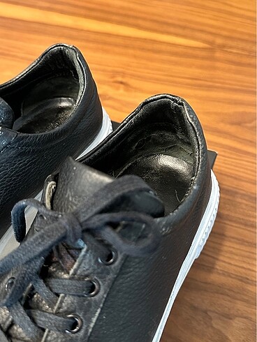 NETWORK deri siyah erkek ayakkabı - Görsel 5