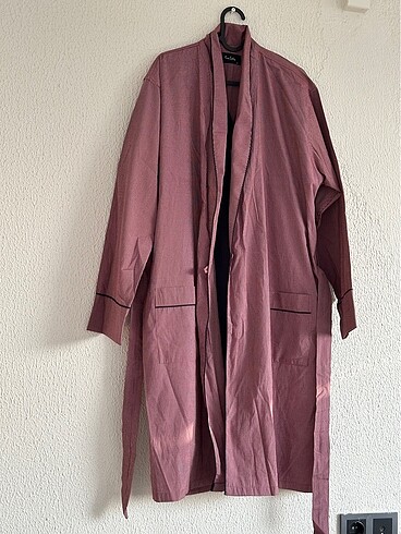 Pierre cardin L sabahlıklı erkek pijama takımı