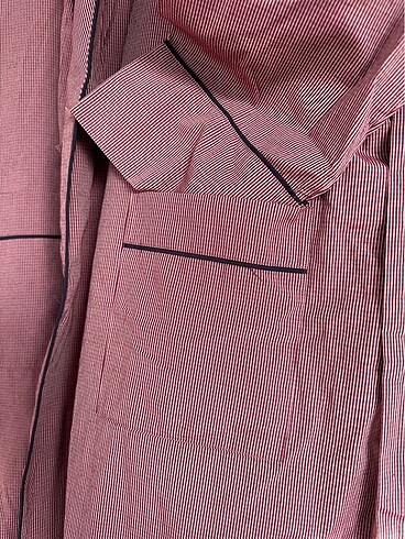 l Beden bordo Renk Pierre cardin L sabahlıklı erkek pijama takımı