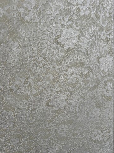 Gamze polat tesettür ekru kupür abiye 38 beden - Görsel 10