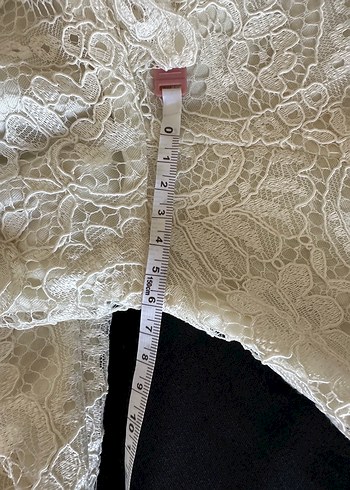 Gamze polat tesettür ekru kupür abiye 38 beden - Görsel 12