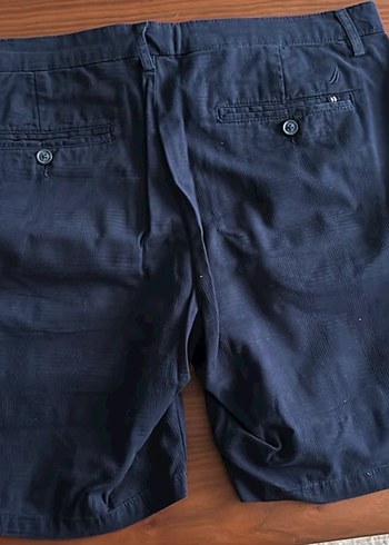 NAUTICA ERKEK SLIM FIT BERMUDA LACİVERT ŞORT - Görsel 5