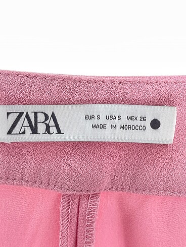 s Beden pembe Renk Zara Kumaş Pantolon p İndirimli.