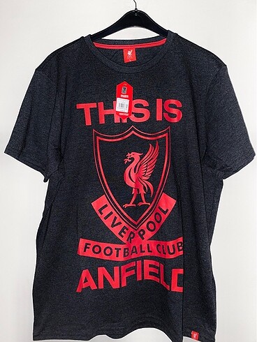 Liverpool Etiketli Orijinal Baskı T-Shirt