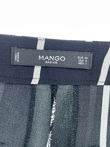 34 Beden çeşitli Renk Mango Kumaş Pantolon %70 İndirimli.