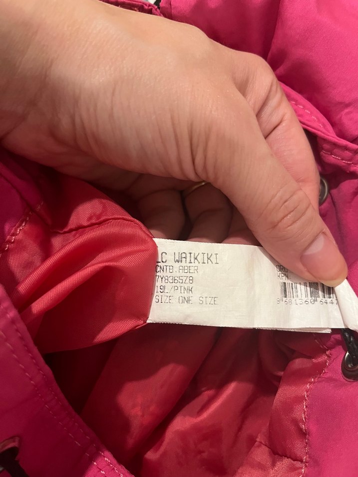 LCW Pembe Fermuarlı Kadın Sırt Çantası - Görsel 2