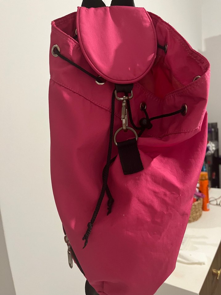 LCW Pembe Fermuarlı Kadın Sırt Çantası - Görsel 3