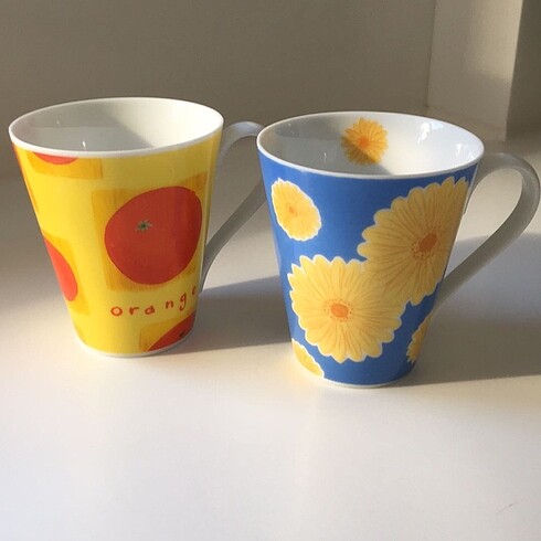 2 adet kupa mug