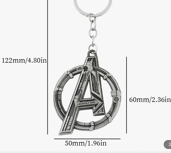 Avengers A Metal Anahtarlık - Görsel 2