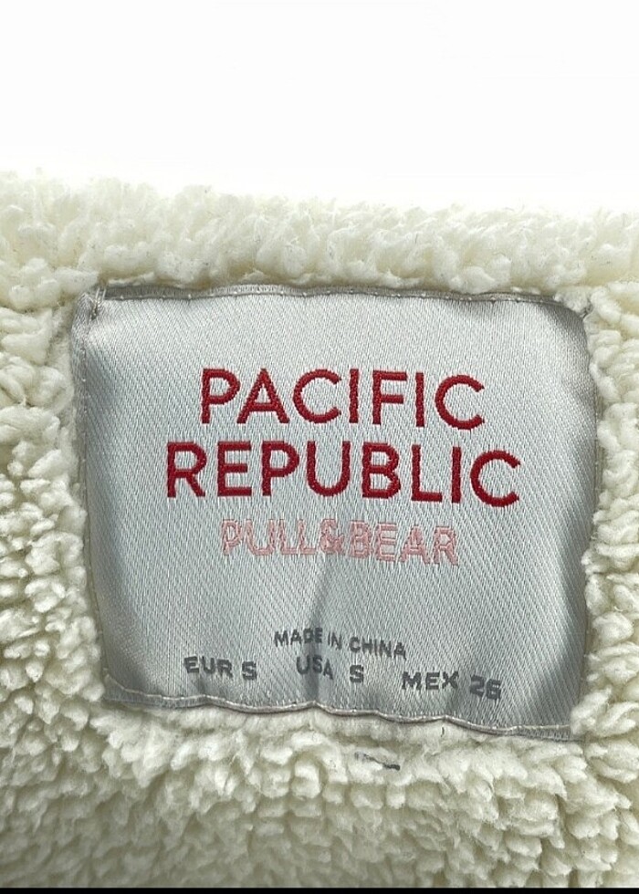 Pull & Bear içi kürklü sıcak tutan kış ceketi mont kot görünümlü - Görsel 3