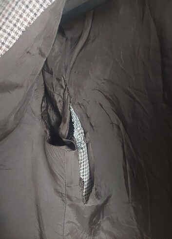 Yargıcı benzer blazer ceket modeli kısa ceket kahverengi bej gri - Görsel 6