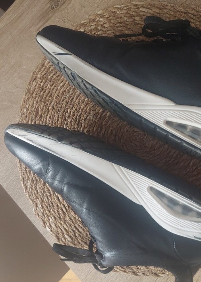 Hakiki deri greyder ayakkabı sneaker spor ayakkabı memory foam - Görsel 2