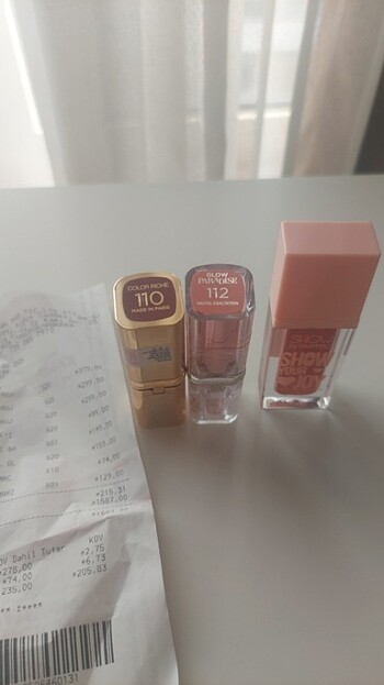 Loreal Paris Loreal ruj glow parafise pastel, color richie ruj ve alık