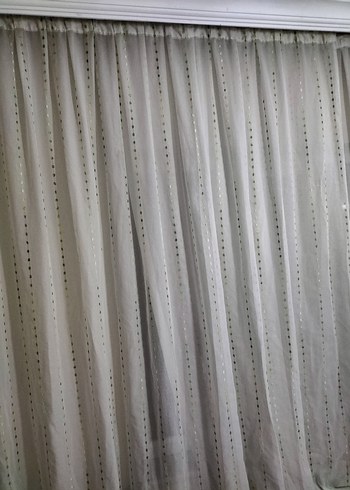 2 tane ...Nakışlı Beyaz Perde - Görsel 4