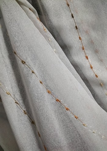 2 tane ...Nakışlı Beyaz Perde - Görsel 2