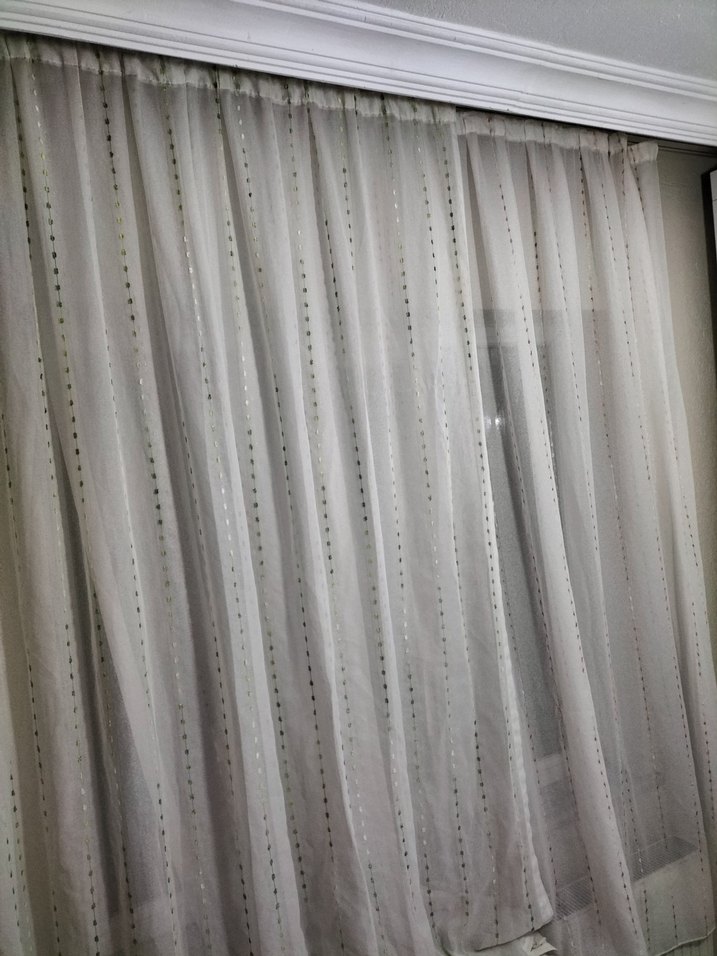 2 tane ...Nakışlı Beyaz Perde - Görsel 3