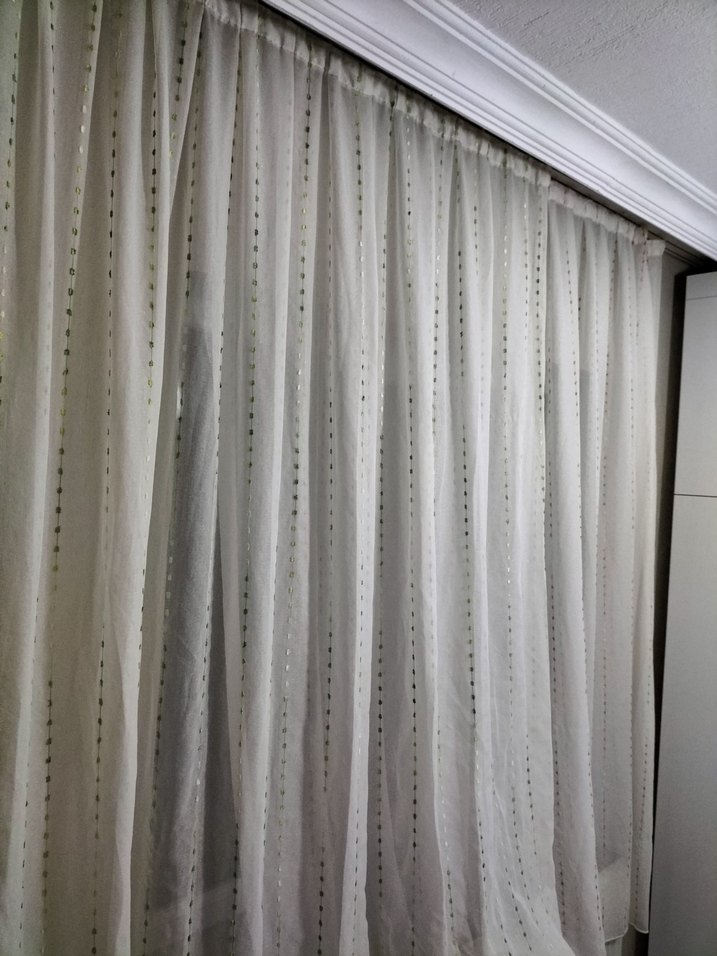 2 tane ...Nakışlı Beyaz Perde - Görsel 5