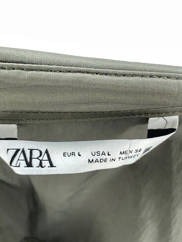 l Beden haki Renk Zara Ceket %70 İndirimli.