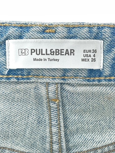 34 Beden mavi Renk Pull and Bear Jean / Kot %70 İndirimli.