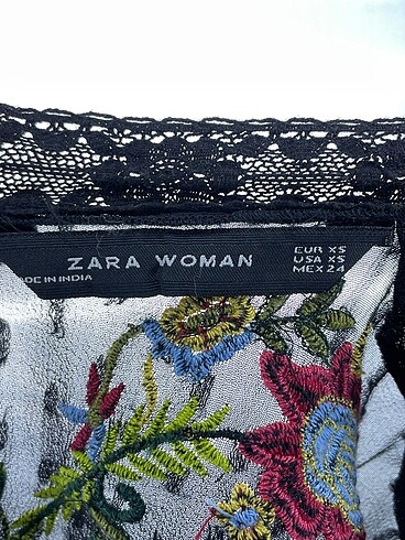 xs Beden siyah Renk Zara Bluz %70 İndirimli.