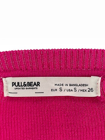 s Beden pembe Renk Pull and Bear Mini Üst %70 İndirimli.