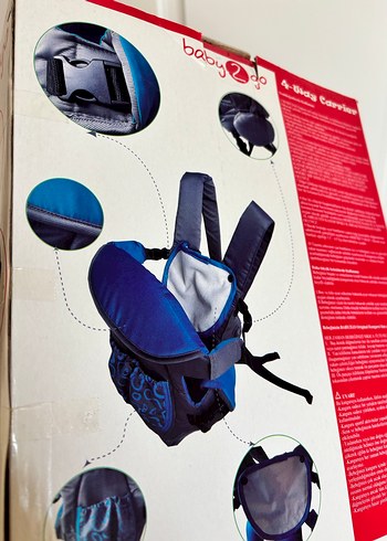 Baby2go Gri 4 Yönlü Bebek Kanguru - Görsel 8