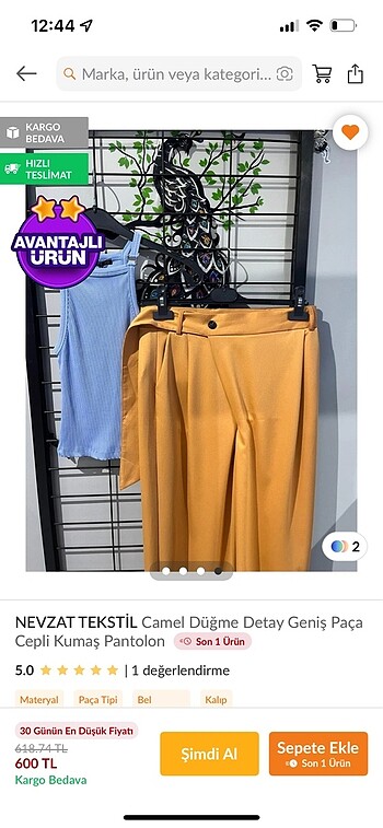 l Beden Kumaş pantolon