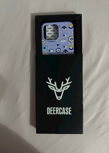 Deer Case Iphone 14 Pro Max Evil Eye Telefon kılıfı - Görsel 4