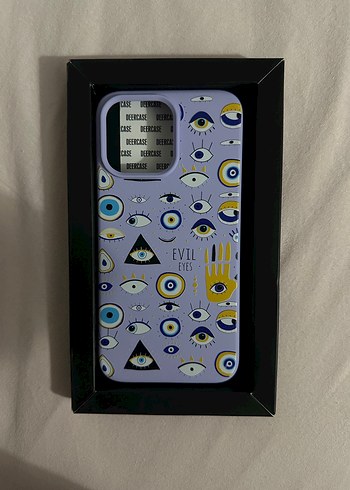 Deer Case Iphone 14 Pro Max Evil Eye Telefon kılıfı - Görsel 2