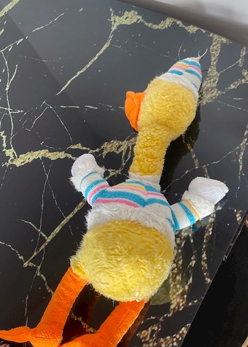 Renkli Çizgili Peluş Ördek Oyuncak - Görsel 3