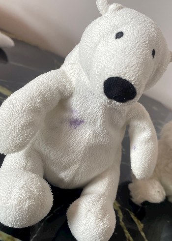 Beyaz Peluş Oyuncak Seti - Görsel 4