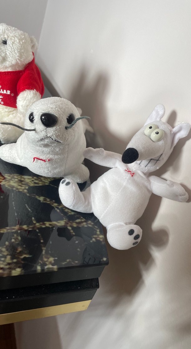 Beyaz Peluş Oyuncak Seti - Görsel 2