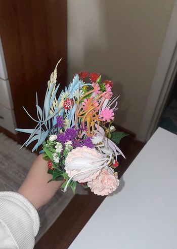 Plastik Çiçek Seti - Görsel 3