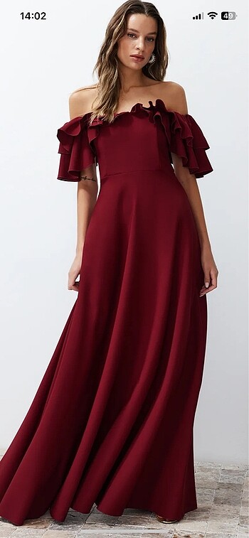 Bordo abiye