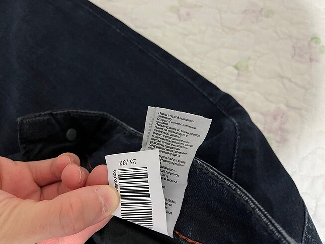 26 Beden lacivert Renk Mavi Jean