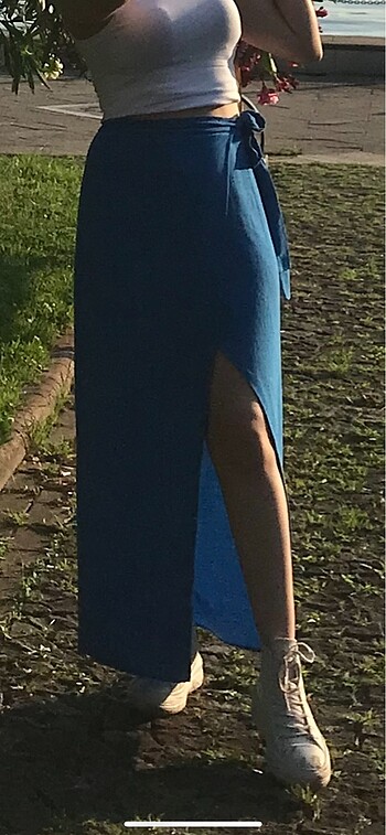 Mavi etek