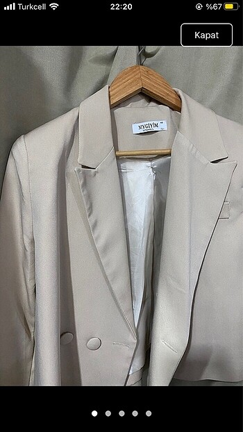 Bej blazer