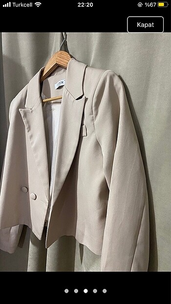 38 Beden Bej blazer