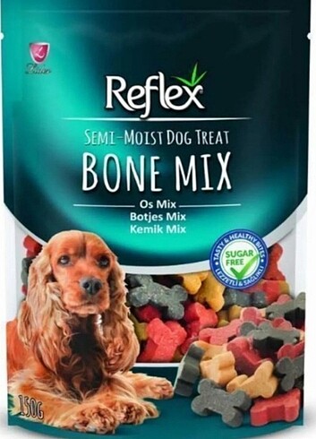 Reflex köpek ödül maması kemik mix